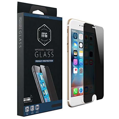 Patchworks® ITG PRIVACY for Apple iPhone 6s Plus 6 Plus - Impossible Tempered Glass Screen Protector, Anti-Spy Privacy filter from 3M, Raw glass from Japan, Finished in Korea