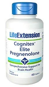 Life Extension Cognitex Elite Pregnenolone, 60 Count