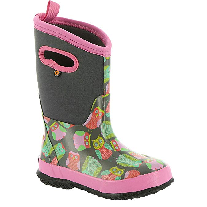 Bogs Kids' Classic High Waterproof Insulated Rubber Neoprene Rain Boot Snow