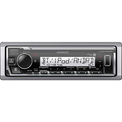 Kenwood KMR-M325BT Single-DIN USB/MP3 Marine SiriusXM Ready Stereo w/Bluetooth