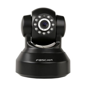 Foscam FI9816P 720P HD 1.0MP Wireless IP Camera with Night Vision - Black