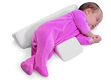Aurelius Infant Sleep Pillow Support Wedge for Baby 0-6 Months,Velvet Cover