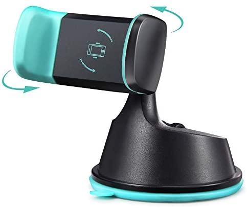Car Phone Mount, Dashboard Windshield Car Phone Holder, Strong Sticky Gel Suction Cup, Anti-Shake Stabilizer Compatible iPhone SE(2020)/11 pro/11 pro max/XS/XR/X/8/7,Samsung Galaxy/Google Pixel