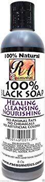 African RA 100% Liquid Natural Black Soap - 8 oz