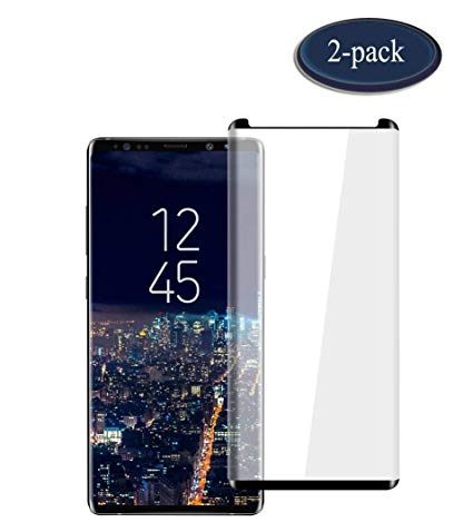Galaxy S10 Plus Screen Protector, 3D Curved Edge Tempered Glass [HD Clear][No Bubbles][9H Hardness][Support Fingerprint Unlok] Screen Protector Compatible with Samsung Galaxy S10 Plus (6.4’’)- 2 Pack