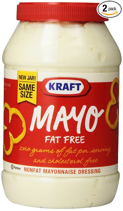 Kraft Mayonnaise, Fat Free, 30-Ounce Jars (Pack of 2)