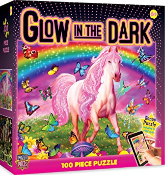 MasterPieces  Glow in the Dark Horse - 100 Piece Kids Puzzle