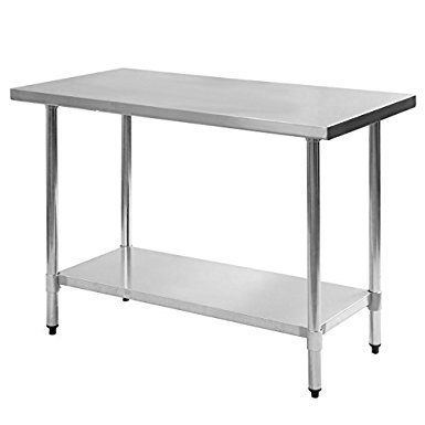 Giantex Stainless Steel Work Prep Table Commercial Kitchen Restaurant (24" x 48")