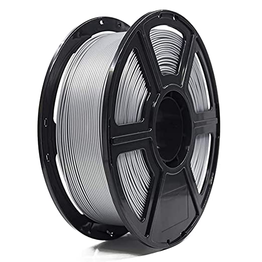 FLASHFORGE PLA /PLA PRO 3D Printing Filament, with an Extra resealable vacuumed Bag, High Quality PLA Filament 1.75mm Provides Printing Temperature 374-428°F(Silver, Max PLA)