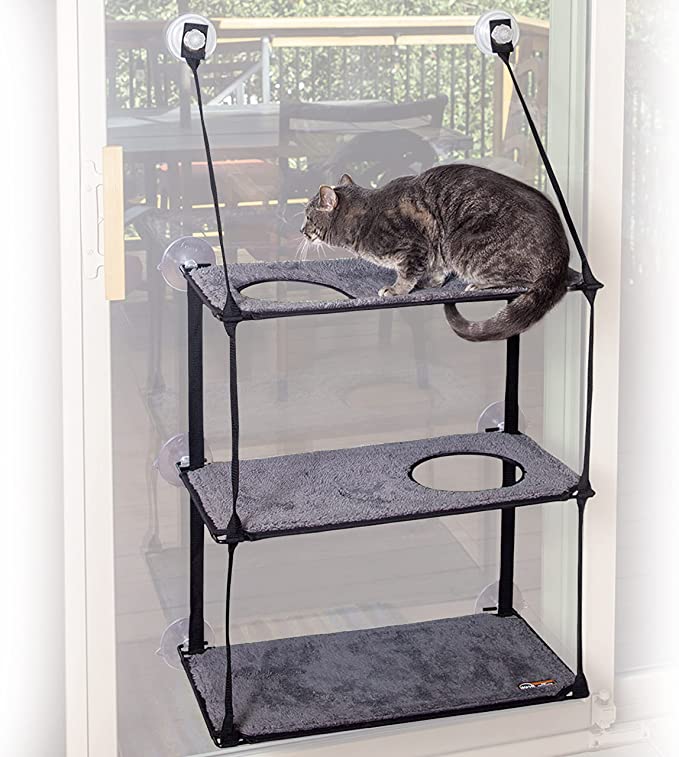 K&H Pet Products EZ Window Mount Kitty Sill - Single Level to Quad Level