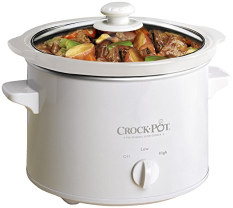 Crock-Pot Slow Cooker, 2.4 Litre - White