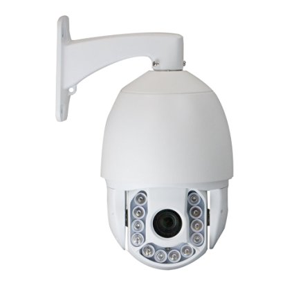 GW Security 2MP HD-CVI 1080P Pan Tile Zoom High Speed Sony CMOS 20X Optical Zoom Dome PTZ Camera Weatherproof Outdoor/Indoor IR Night Vision (Only work with HD-CVI DVR)