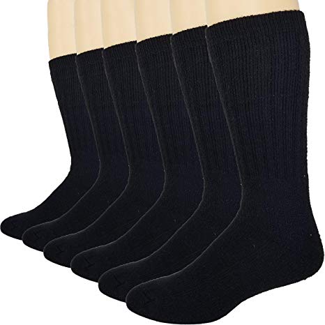 Mens Womens Thermal Socks Heavy Extreme Cold Weather Boot Socks 6-pack By DEBRA WEITZNER