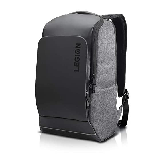 Lenovo Legion Recon 15.6-inch Sleek Modern Lightweight Water-Repellent Front Panel Breathable Gaming Backpack with Padding for Gamers/Casual Use (Black)