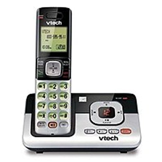 Vtech CS6829 DECT 6.0 Expandable Cordless Phone System with Caller ID and Digital Answering System (1 Cordless Handset)