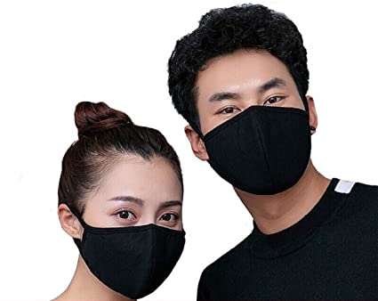 Facial Protection Filtration 95%, Anti-Fog, Dust-Proof washable Headgear Full Face Protection Masks（1pcs)