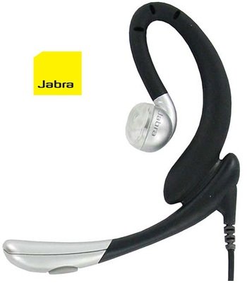 Jabra EarWave Corded Headset - Compatible with 3.5mm and 2.5mm Phones