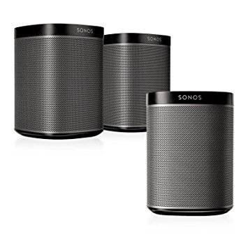 Sonos PLAY:1 Multi-Room Digital Music System Bundle (3 - PLAY:1 Speakers) - Black