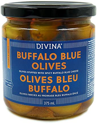 Divina Buffalo Blue Olives 375ml
