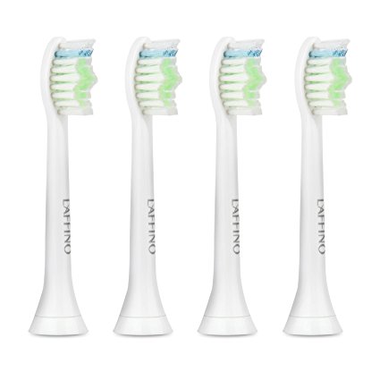 Toothbrush Heads - DiamondClean Sonic Replacement Heads For Philips Sonicare Electric Toothbrush Set of 4 Compatible with DiamondClean,Flexcare Healthy White,Plaque Control, Sonicare for Kids & more