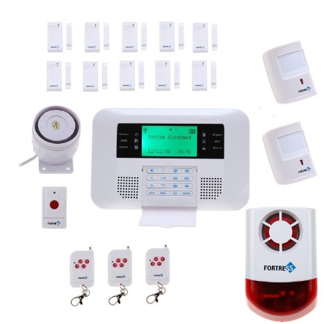 Fortress Security Store TM GSM-C Wireless Cellular GSM Home Security Alarm System Auto Dial System  DIY Kit
