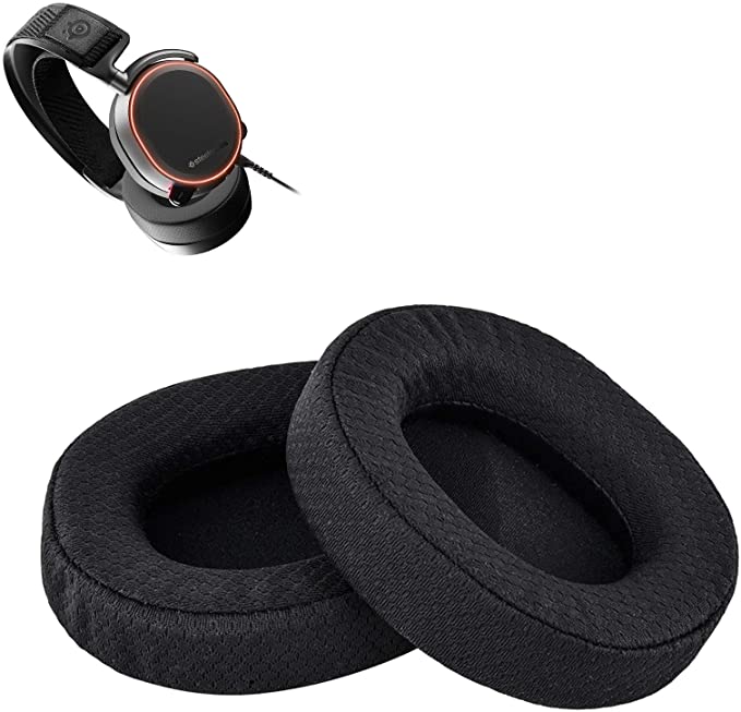 Arctis Pro Wireless Earpads Replacement Ear Pads Cushions Muffs Cover Parts Compatible with SteelSeries Arctis Pro   GameDAC Wired Gaming Headset.
