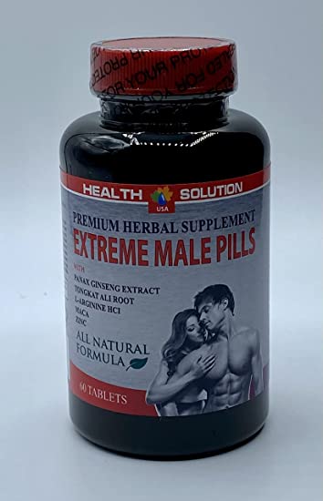 Male Enhancing Pills Increase Size and Girth - Extreme Male Pills - longjack Extract supplemets - 2 Bottles 120 Tablets