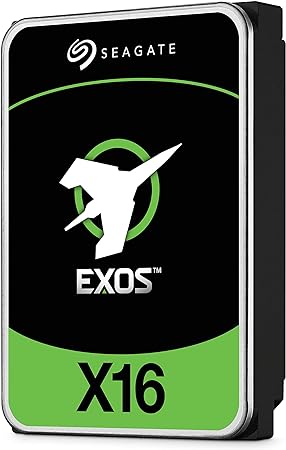 Seagate Exos X16, 10TB, Enterprise Internal Hard Drive, SATA, 3.5", for Business and Data Centre (ST10000NM001G)