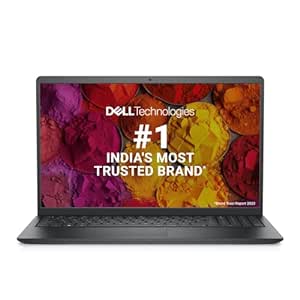 Dell 15 Laptop, 12th Gen Intel Core i5-1235U Processor, 8GB, 512GB SSD, 15.6" (39.62cm) FHD Display, Win 11   MSO'21, 15 Month McAfee Antivirus, Black, Spill-Resistant Keyboard, Thin & Light- 1.66kg