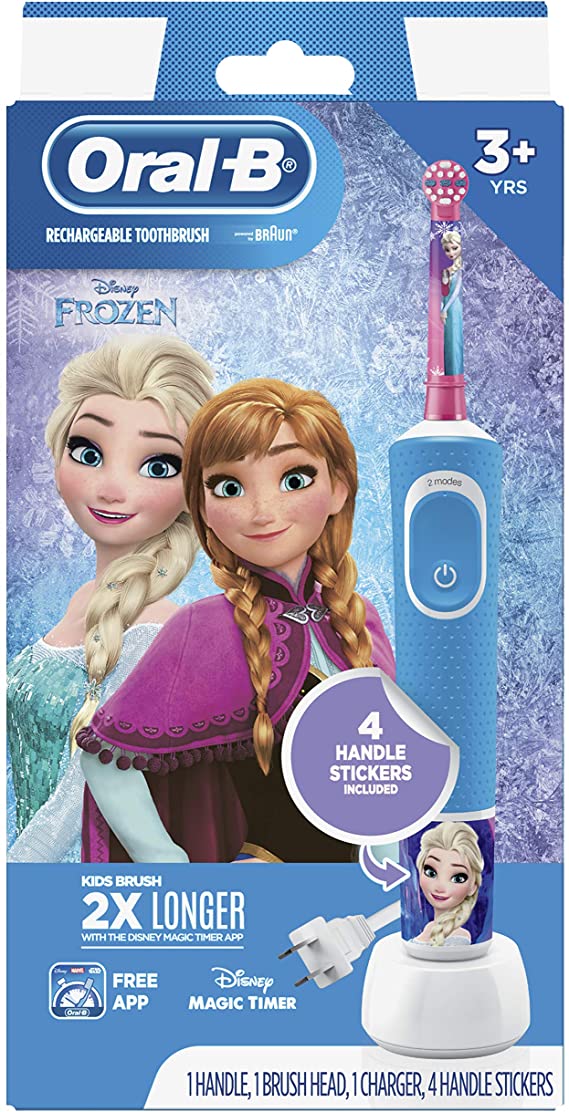 Oral-B Power Kids Electric Toothbrush Featuring Disney's Frozen, for Kids 3 , 1 Count