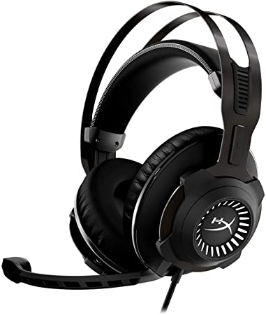 HyperX Cloud Revolver - Gaming Headset with HyperX 7.1 Surround Sound, Signature Memory Foam, Premium Leatherette, Steel Frame, Detachable Noise-Cancellation Microphone