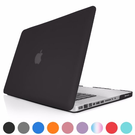 Mobility® Hard Case Cover For MacBook - Soft-Touch Plastic Shell Fits MacBook Air 13.3" - Model A1466 - Black