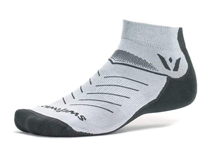 Swiftwick- VIBE ONE | Socks Built for Trail Running, All Day Comfort | Cushioned, Lightweight, Fast Dry Ankle Socks