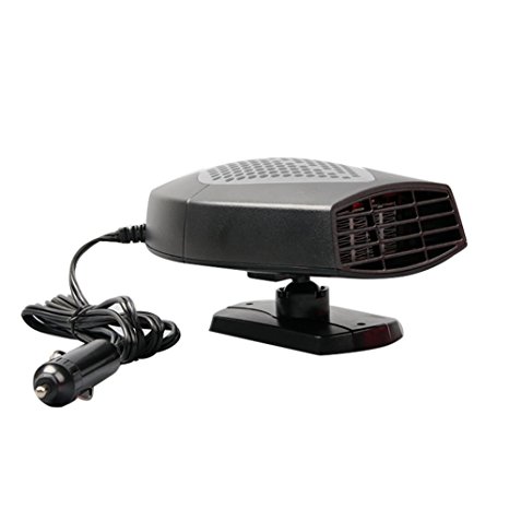 Gentman Car Heater Portable Car Vehicle Heating Cooling Fan Defroster Demister 12V 150W 3 Outlet