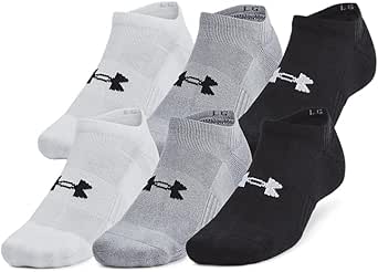 Under Armour Unisex-Adult Training Cotton No Show Socks 6 Pack