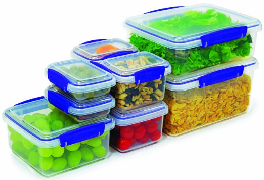 Sistema Klip It Collection Multi Piece Food Storage Containers, Set of 16