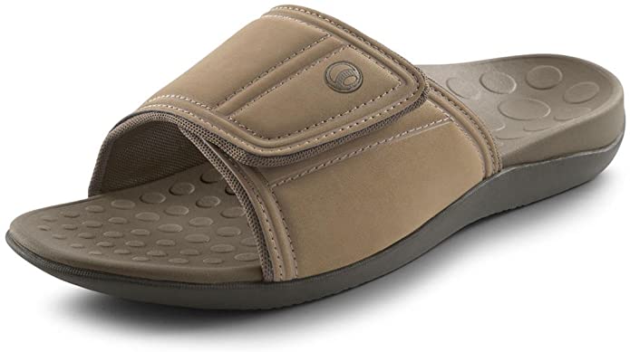 Vionic Kiwi Slide Sandal - Unisex Slide Sandal with Concealed Orthotic Arch Support