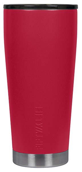 FIFTY/FIFTY Double Wall Vacuum Insulated Travel Tumbler, 20oz/591ml, Cherry Red