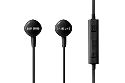 Samsung Original EO-HS130DBEGIN in -Ear Volume Control Handsfree (Black)