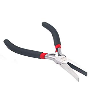 Flat Nose Pliers 5 Inch Smooth Jaw Pliers for Jewelry Making, Wire Wrapping Bending