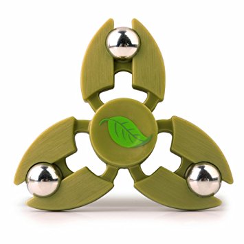 Spinner Stress Reducer Fidget Toys, The Anti-Anxiety 360 Spinner Helps Focusing Fidget Toy High Speed Decompression Focus Gift for Children Adults (Gold)