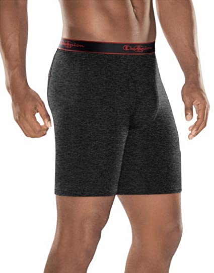 Champion Men's 3-Pack Active Performance Long Leg Boxer Briefs