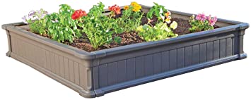 Lifetime 60065 Raised Garden Bed, 4 by 4 Feet, 1 Bed