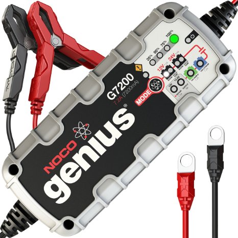 NOCO Genius G7200 12V24V 72A UltraSafe Smart Battery Charger