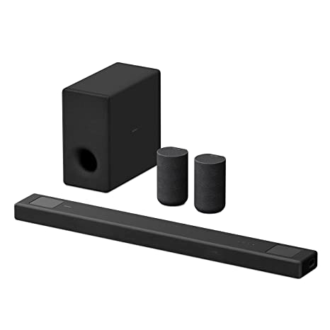 Sony HT-A5000 A Series Premium Soundbar 5.1.2ch 8k/4k 360 SSM Home theatre system with Dolby Atmos and Wireless subwoofer SA-SW5( Hi Res & 360 Reality Audio, 8K/4K HDR, Bluetooth, HDMI eARC)