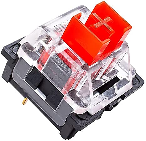 OUTEMU (Gaote) Switch 3 Pin Keyswitch DIY Replaceable Switches for Mechanical Gaming Keyboard (20 PCS) (Red)
