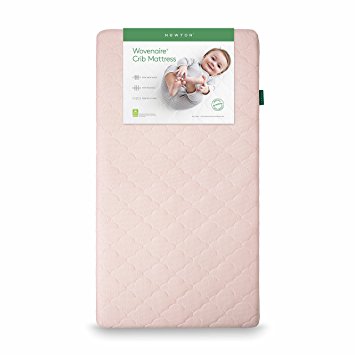 Newton Wovenaire Crib Mattress: 100% Breathable and Washable. Beyond Organic- the safest, cleanest & most comfortable sleep for your baby, Sunrise Pink