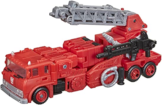 Transformers Toys Generations War for Cybertron: Kingdom Voyager WFC-K19 Inferno Action Figure - Kids Ages 8 and Up, 7-inch