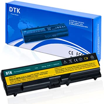 DTK Laptop Battery for Lenovo IBM Thinkpad T410 T420 T430 T510 T520 T530 W510 W520 W530 L410 L420 L430 L510 L520 L530 SL530 W530I E40 E50 Edge 14 15 E420 E520 Series Notebook [10.8V 5200mAh]