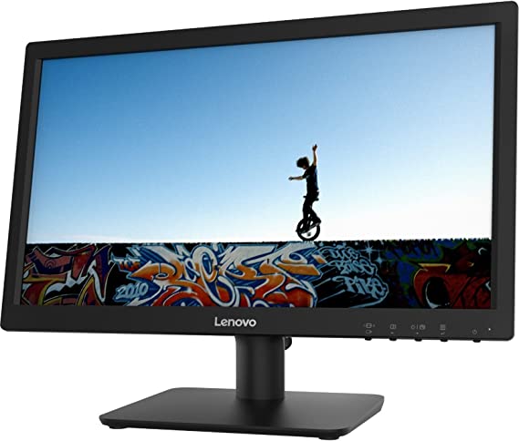 Lenovo 18.5" WXGA WLED LCD Monitor - 16:9 - Black